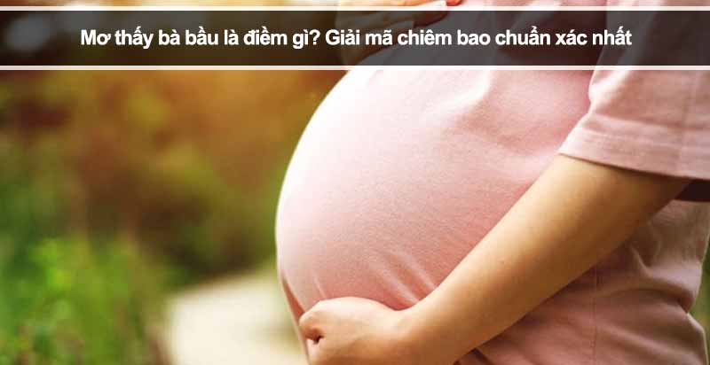 Mơ thấy bà bầu là điềm gì? Giải mã chiêm bao chuẩn xác nhất